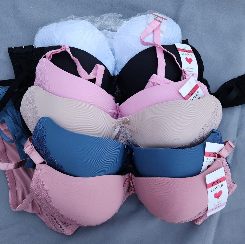 40C Push-up Bras, multiple colors, Brand new